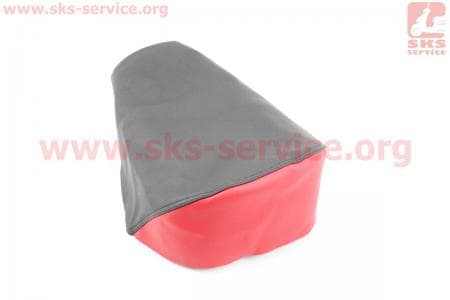 Чехол сидения переднего (эластичный, прочный материал) черный/красный для мопедов Delta (Viper) купить в Украине