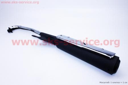 Глушитель тип 1 черный для мопедов Active (Viper) купить в Украине