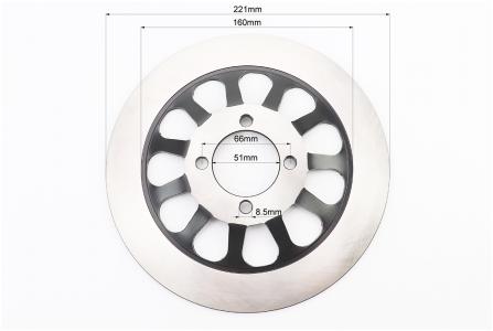 Диск гальмівний 18X1,6 до мотоциклів Viper-125-150J