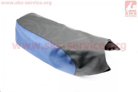 Чехол сиденья (эластичный, прочный материал) черный/синий для мотоцикла VIPER 125-200сс купить в Украине