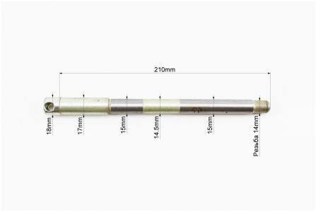 Вісь переднього колеса до мотоцикла Minsk, L-210mm