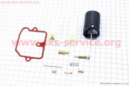 Ремкомплект карбюратора К68У (левый) на мотоцикл Днепр МТ, УРАЛ