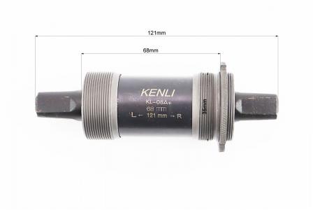 Картридж-каретка квадратна до велосипеда MTB 68x121 мм KL-08A+ KENLI