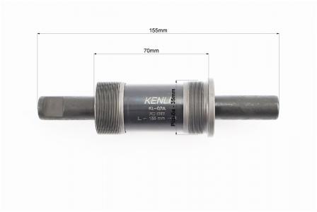 Картридж-каретка до велосипеда 70x155 мм під клин KL-07A KENLI