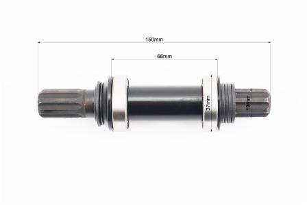 Каретка до велосипеда BMX KL-06D 150 мм (шліци 8T, 19 мм) KENLI