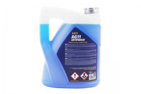 Рідина охолоджуюча (антифриз) до автомобіля AG11 -40°C 5L MANNOL