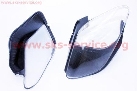 Viper - Tornado пластик - "стекло" фары передней левой, правой к-кт на скутера разных моделей (Китай, импорт) ​​​​​​​