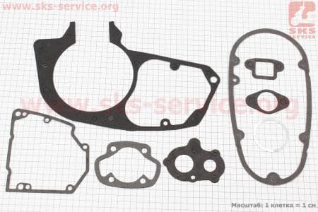 Прокладки двигателя к-кт 8шт 6V на мотоцикл Минск