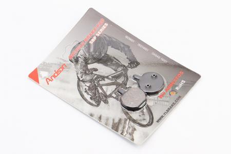 Гальмівні колодки дискові до велосипеда (Hayes MX2, MX3, Sole, Artec ADC-01, JAK-5, Bolids Boli-BB2), чорні, Andson