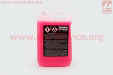 Жидкость охлаждающая концентрат -38°C 1:1 "АНТИФРИЗ G12+", красный 5L