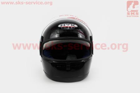 Шлем закрытый HK-221 - ЧЕРНЫЙ + воротник (цена=качество)