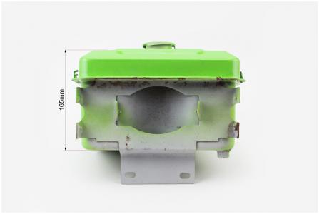 Бак паливний до двигунів R175A/R180NM, 260x190x165mm, виступаюча горловина, отвір під паливний шланг