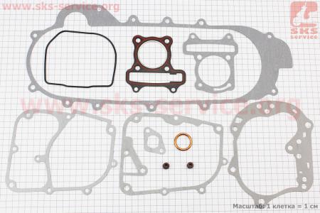 Прокладки двигателя к-кт 47мм-80cc (самый длинный вариатор)  на двигатель 50-100сс 4-Т (скутер)