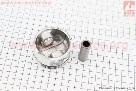 Поршень, кольца, палец к-кт 150cc 57,4мм +0,25 (палец 15мм) на двигатель 125,150сс 4-Т (скутер)