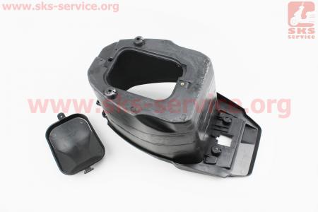 пластик - багажник основной под сиденьем "УНИТАЗ" (стандарт) + крышка карбюратора для китайских скутеров Wind (Viper)