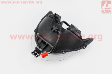 Фара передняя, тип 2 для китайских скутеров Storm 50, 150, NEW (Viper)