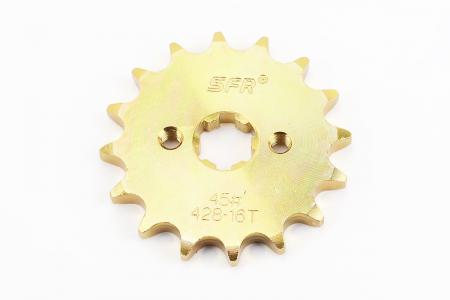 Зірка передня до мопеда DELTA JH-428H-16T GOLD SFR