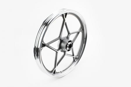 Диск колісний передній литий під диск 18X1,6, до мотоциклів Viper-125J, сірий, вісь 12 мм