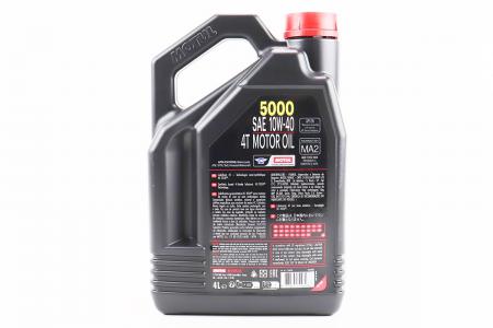 Моторна олива до мотоцикла 4T 10W-40 5000 Technosynthese 4L MOTUL