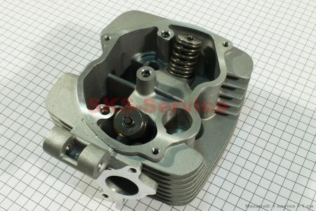 Головка цилиндра 150cc-62mm + клапана к-кт на двигатель CG125-250cc (с толкателями), на ZUBR