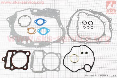 Прокладки двигателя к-кт 150сс-62mm на двигатель CG125-250cc (с толкателями), на ZUBR