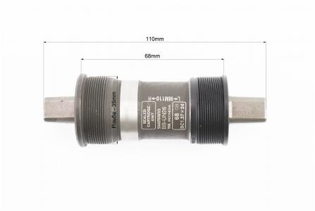 Картридж-каретка до велосипеда MTB, 68x110 мм, квадратна вісь BB-UN26 SHIMANO