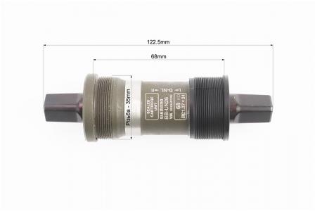 Картриджна каретка до велосипеда MTB, квадратний вал 68x122,5 мм BB-UN26 SHIMANO