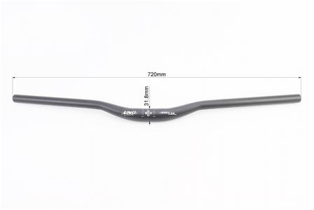 Руль MTB 31,8720 мм алюмінієвий чорний HB-RB12L UNO
