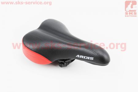 Сиденье на MTB, черно-красное ARDIS GS-589 для велосипеда