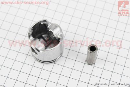 Поршень, кольца, палец к-кт 35мм (палец 10мм) Stihl FS-120 для мотокосы