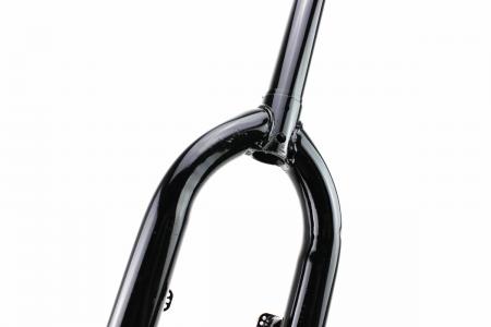 Вилка до велосипеда 24" з різьбою 1" (25,4 мм), шток 200 мм, V-brake, чорна, PRC