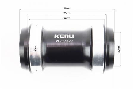 Каретка Press-Fit до велосипеда MTB 68-73 мм Ø46 мм під вісь 30 мм KL-146E-30 KENLI