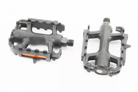 Педалі до велосипеда MTB LU-207 9/16" (106x80x26 мм), пластикові, чорні, Wellgo