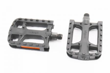 Педалі до велосипеда MTB LU-883DU 9/16" пластикові, чорні Wellgo