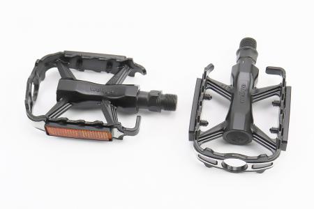 Педалі до велосипеда MTB 9/16" M224DU, алюмінієві, чорно-сріблясті Wellgo