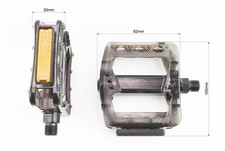 Педалі платформені до велосипеда MTB широкі 9/16" (102x97x26 мм) NW-366PC FPD