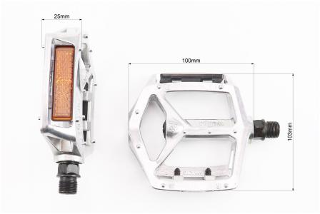 Педалі до велосипеда BMX 9/16" (111.5x102x22mm) алюмінієві VB-249DU Wellgo