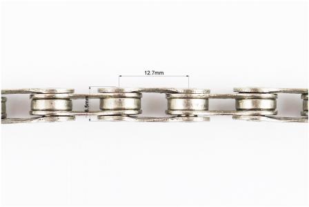 Ланцюг приводний до велосипеда 9 швидкостей 1/2x5/64x116L NOVE-91, сріблястий TAYA