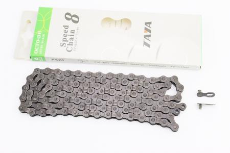 Ланцюг приводний до велосипеда 1/2x3/32x116L 8 швидкостей, чорний TAYA