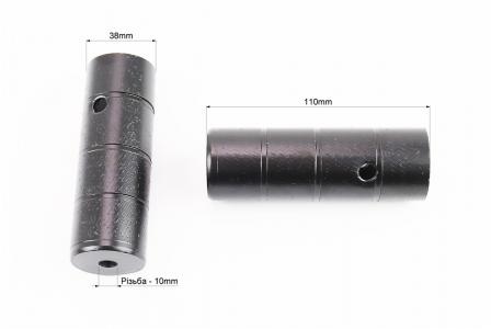 Пеги до BMX Ø38×110 мм під вісь 10 мм, к-кт 2 шт, PRC