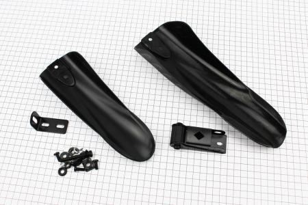 Крила пластмасові до дитячого велосипеда 16-20" FL-608 PRC, чорні