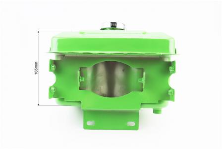 Бак паливний до двигунів R175A/R180NM, 260x190x165mm, виступ. горловина, отвір під паливний шланг, з кришкою