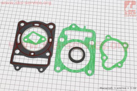 Прокладки поршневой к-кт 5шт для скутера Honda CH150cc-57,4mm (асбестовая)