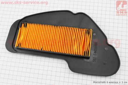 Фильтр-элемент воздушный (пластик) "картон" для скутера Yamaha SA-36J/39J; VINO SA26J "5ST-E4451-00"