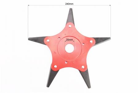 Ніж сегментний 5Тx255mm у блістері до мотокос (тримерів)