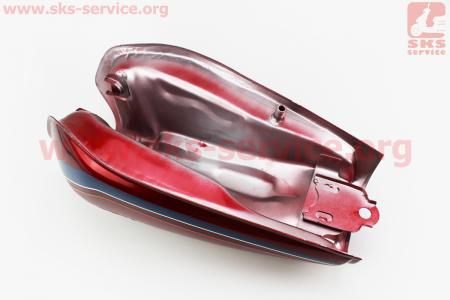 Бак топливный Viper V125 S SAFARI / Zhongyu ZY125, красный для мотоциклов разных моделей (Китай, импорт)