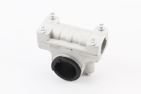 Кріплення ручок до труби D-28mm к-кт, з гумкою до мотокос (тримерів)