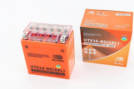 Акумулятор до мотоцикла UTX16-BS 12V 14Ah GEL OUTDO