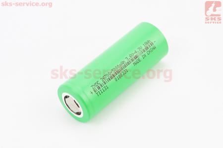 Акумулятор літієвий-іонний 3,6V 5000mAh 26700 3C Li-ion (розміри L70*D26mm) призначений для використання в різних приладах, включаючи фонарики та інші портативні пристрої