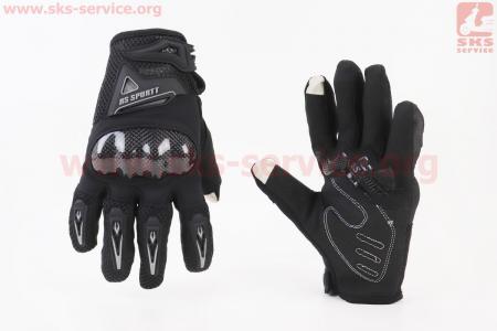 Рукавички мотоциклетні XL-Чорні (сенсорний палець) тип 2